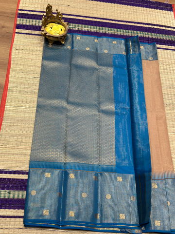 beige blue