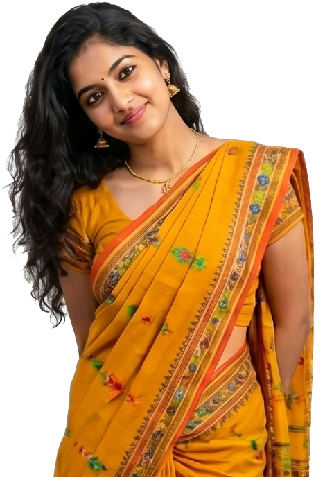 Organza Party Saree for Daughter
