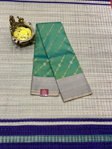 green pastel soft silk