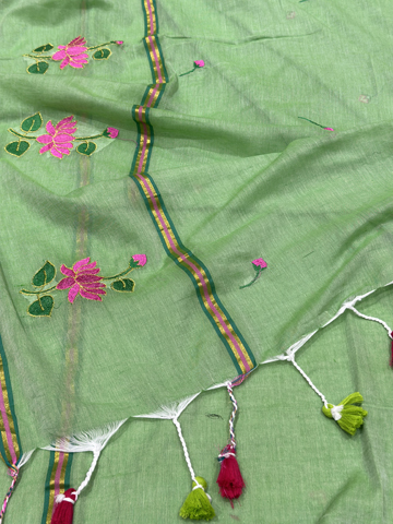 Mul lotus embroidery