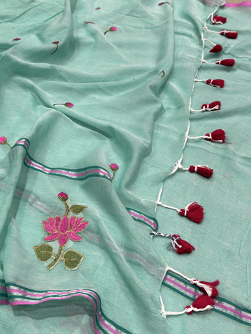 Mul lotus embroidery