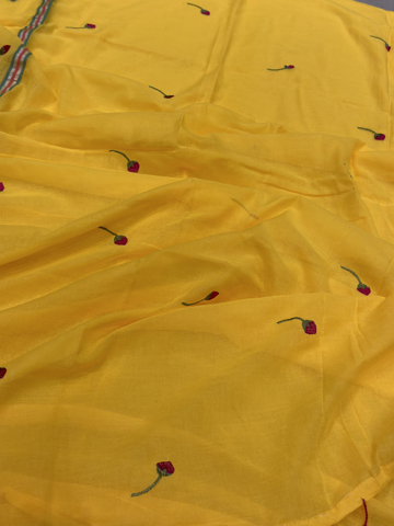 Mul lotus embroidery
