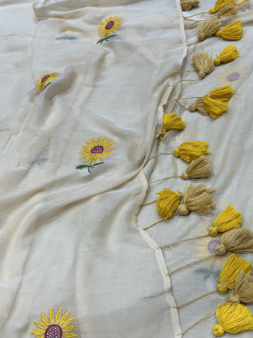 Mul sunflower embroidery